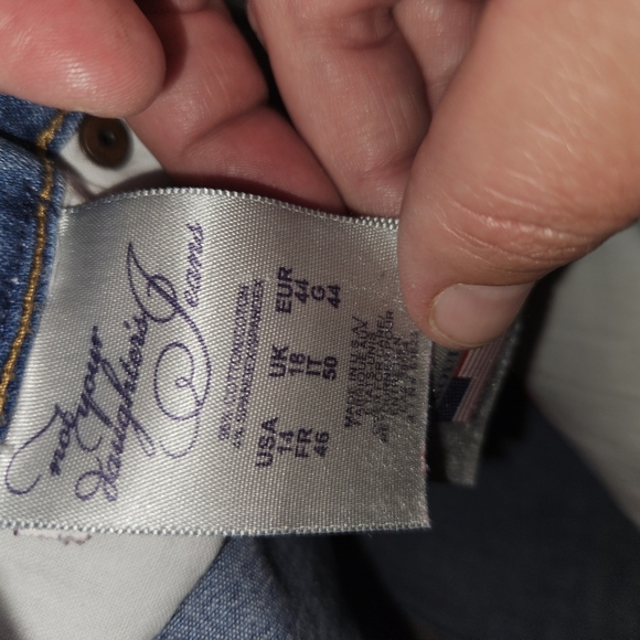 NYDJ Womans Straight Leg Jean Size 14 - Picture 11 of 13